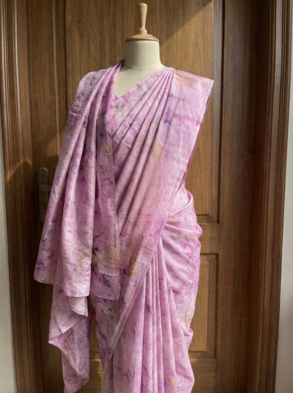 Lilac Silk Saree