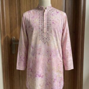 Men’s Cotton Silk Kurta - Image 1