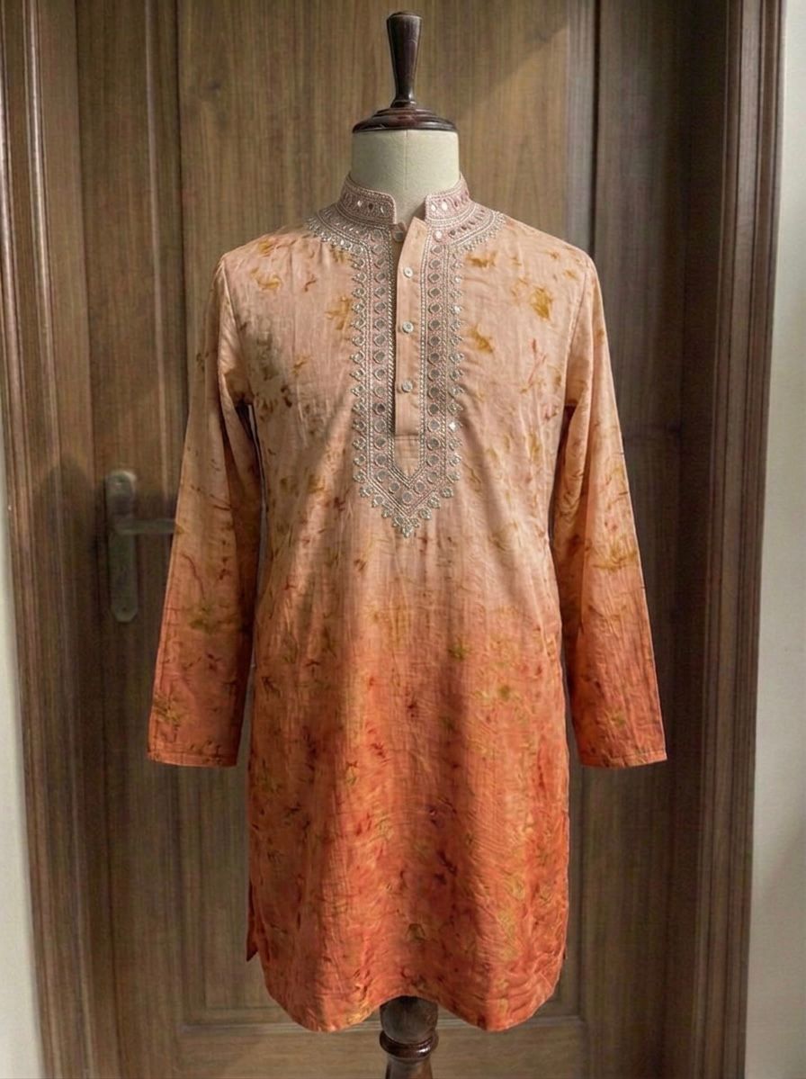 Men’s Cotton Silk Kurta - Image 2