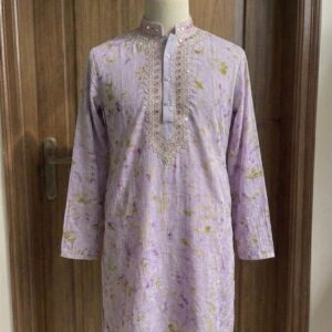 Men’s Cotton Silk Kurta - Image 3